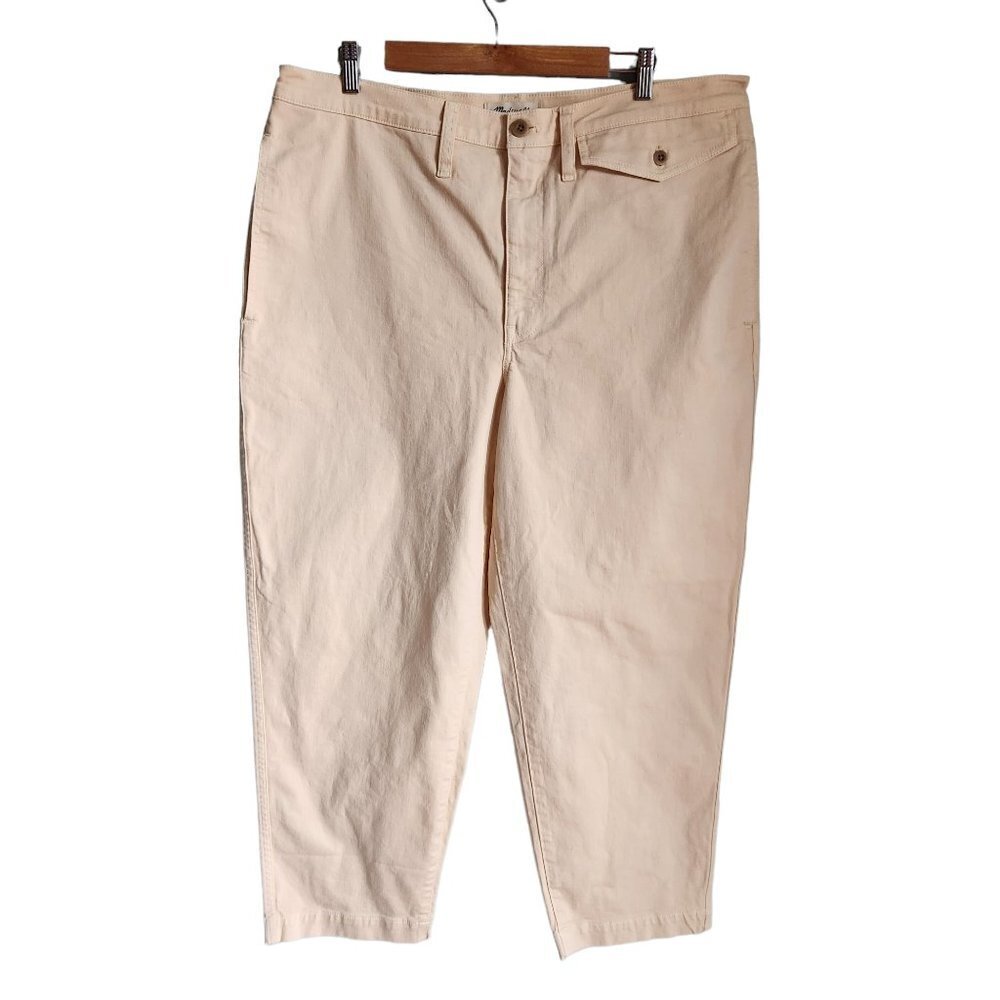 Madewell Pants Women's 33 Cream Bone Utility Balloon Pant High Rise